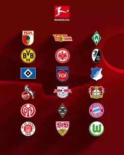 18 equipas bundesliga 25-26