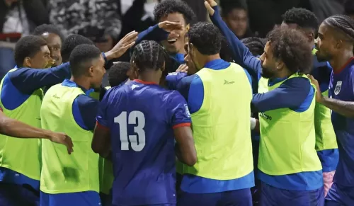 Imagem mostra os jogadores da seleção Cabo-Verdiana