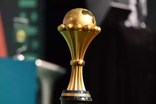 Imagem do troféu da AFCON em 2025
