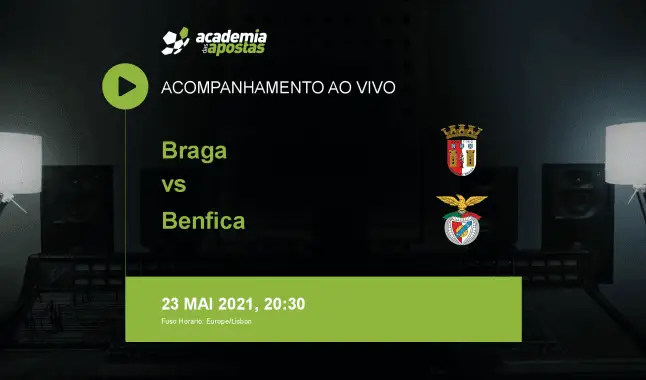 SC Braga Benfica livestream | Taça de Portugal | 23 May 2021