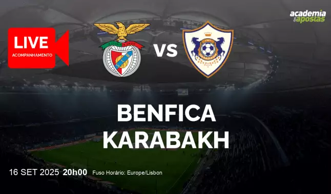 Benfica Karabakh livestream | UEFA Champions League | 16 September 2025