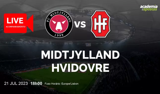 Midtjylland Hvidovre livestream | Superliga | 21 July 2023
