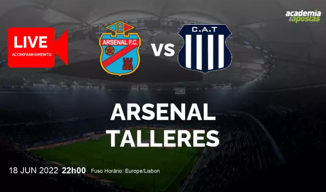 Arsenal Talleres livestream | Primera División | 18 June 2022