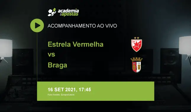 Estrela Vermelha SC Braga livestream | UEFA Europa League | 16 September 2021