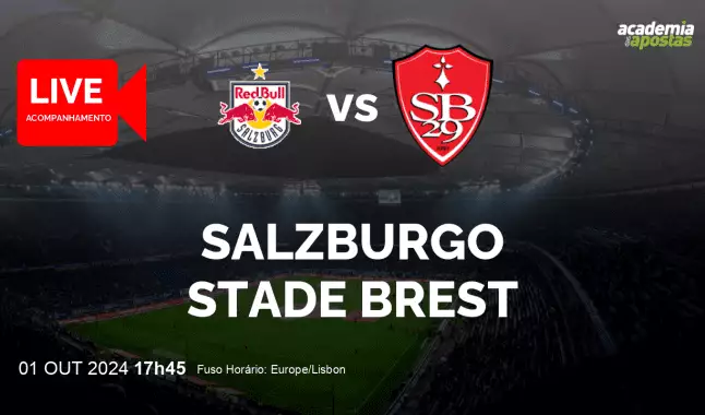 Salzburgo Stade Brest livestream | UEFA Champions League | 01 October 2024