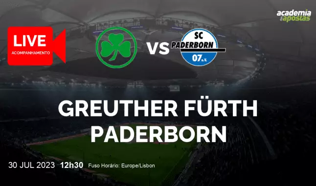 Greuther Fürth Paderborn livestream | 2. Bundesliga | 30 July 2023
