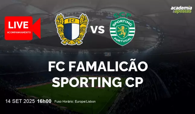FC Famalicão Sporting CP livestream | Liga Portugal Betclic | 14 September 2025