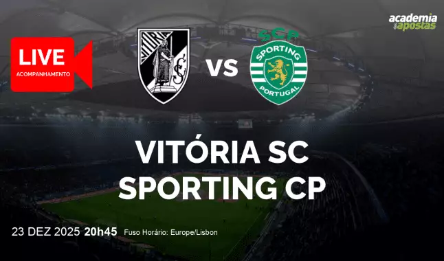 Vitória SC Sporting CP livestream | Liga Portugal Betclic | 23 December 2025