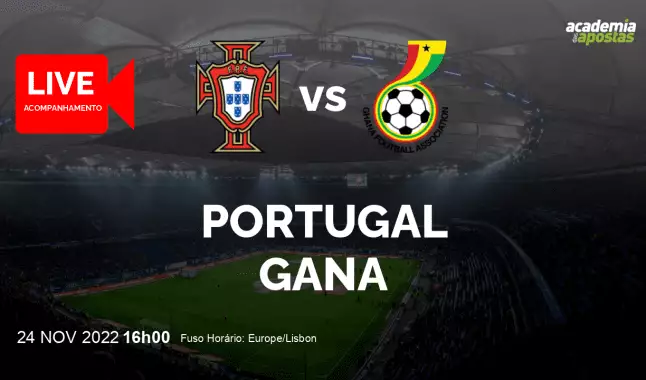 Portugal Gana livestream | Mundial | 24 November 2022