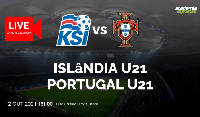 Islândia U21 Portugal U21 livestream | U21 Championship Qualification | 12 October 2021