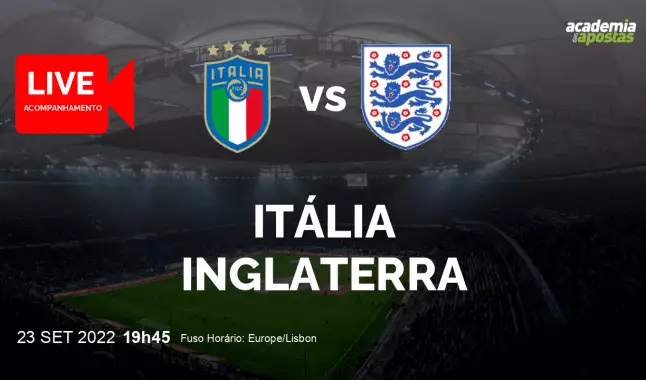 Itália Inglaterra livestream | UEFA Nations League | 23 September 2022