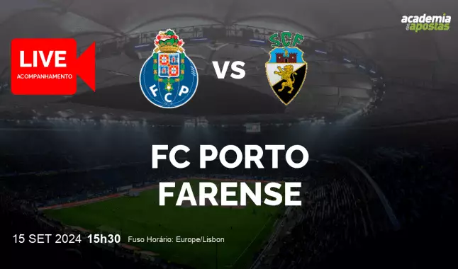 FC Porto Farense livestream | Liga Portugal Betclic | 15 September 2024