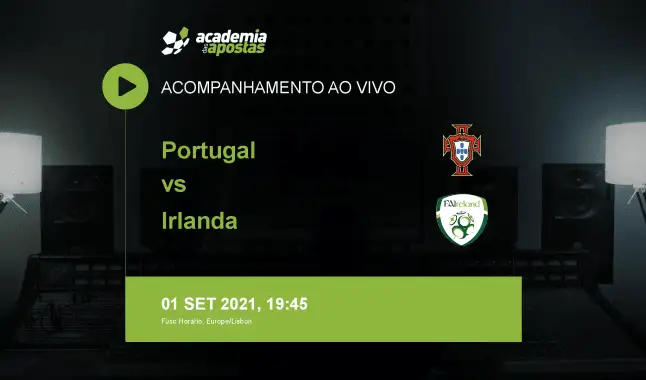 Portugal Irlanda livestream | WC Qualification Europe | 01 September 2021