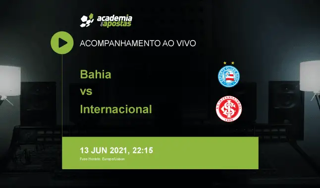 Bahia Internacional livestream | Serie A | 13 June 2021