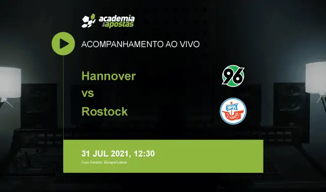Hannover Rostock livestream | 2. Bundesliga | 31 July 2021