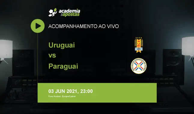 Uruguai Paraguai livestream | WC Qualification South America | 04 June 2021