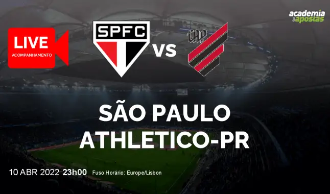 São Paulo Athletico-PR livestream | Serie A | 11 April 2022