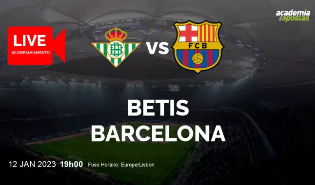 Betis Barcelona livestream | Super Cup | 12 January 2023