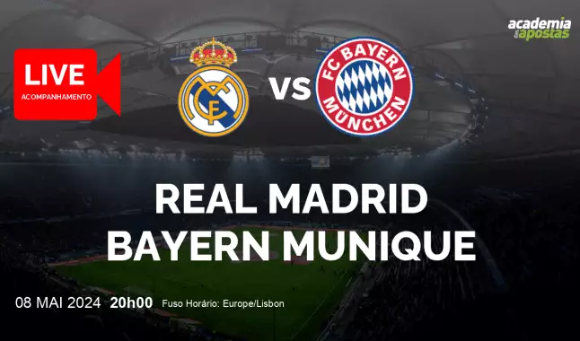 Real Madrid Bayern Munique livestream | UEFA Champions League | 08 May 2024