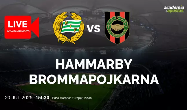 Hammarby Brommapojkarna livestream | Allsvenskan | 20 July 2025