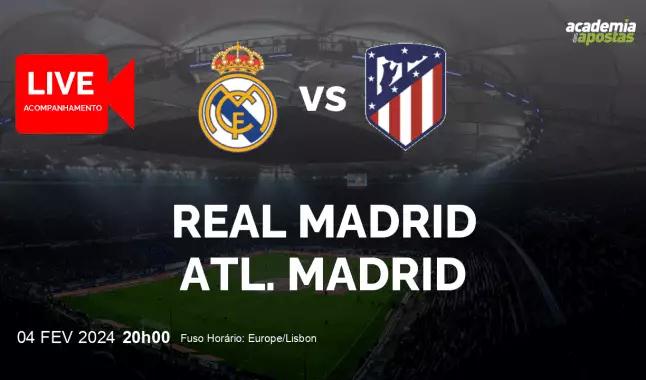 Real Madrid Atl. Madrid livestream | Primera División | 04 February 2024