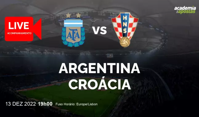 Argentina Croácia livestream | Mundial | 13 December 2022