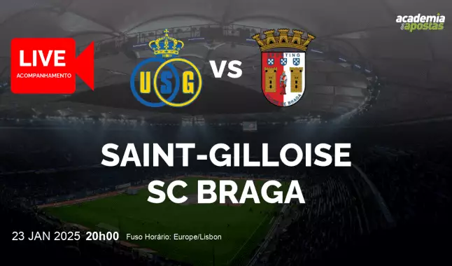 Saint-Gilloise SC Braga livestream | UEFA Europa League | 23 January 2025