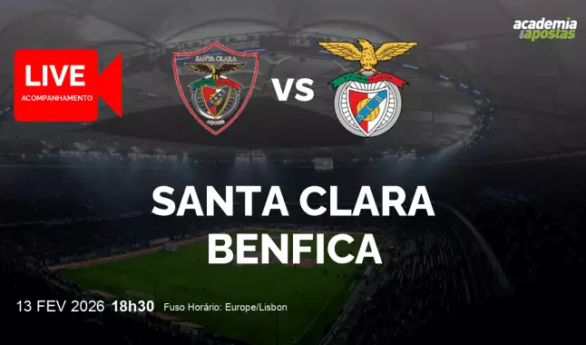 Santa Clara Benfica livestream | Liga Portugal Betclic | 13 February 2026