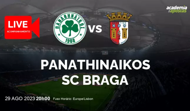 Panathinaikos SC Braga livestream | UEFA Champions League | 29 August 2023