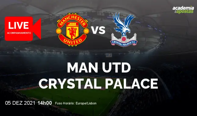 Man Utd Crystal Palace livestream | Premier League | 05 December 2021