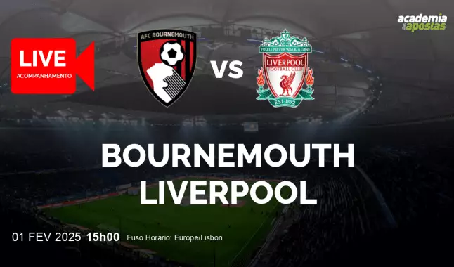 Bournemouth Liverpool livestream | Premier League | 01 February 2025