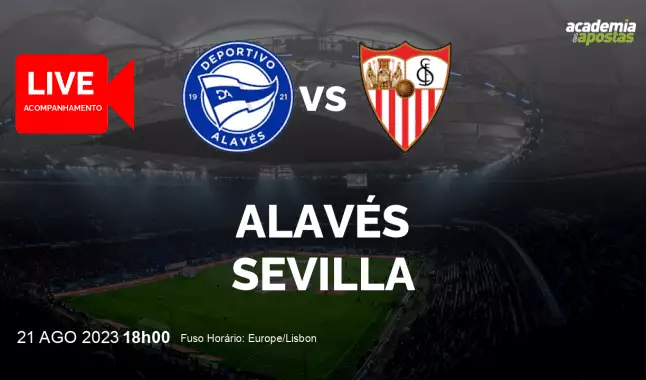 Alavés Sevilla livestream | Primera División | 21 August 2023