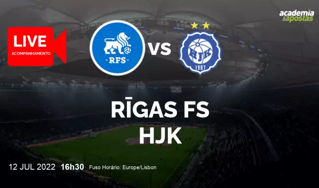 Rīgas FS HJK livestream | UEFA Champions League | 12 July 2022