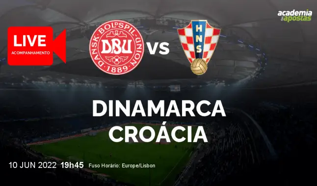 Dinamarca Croácia livestream | UEFA Nations League | 10 June 2022