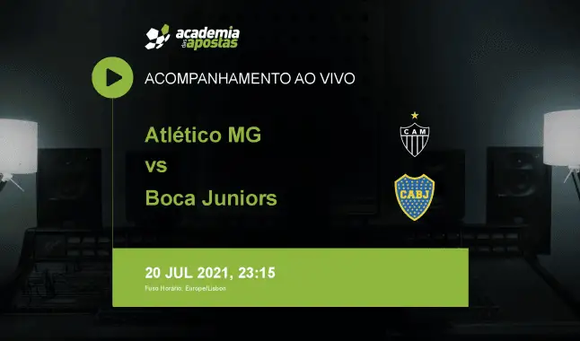 Atlético MG Boca Juniors livestream | CONMEBOL Libertadores | 21 July 2021