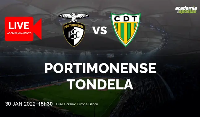Portimonense Tondela livestream | Liga Portugal Betclic | 30 January 2022