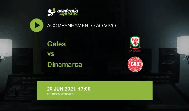 Gales Dinamarca livestream | Campeonato Europeu | 26 June 2021