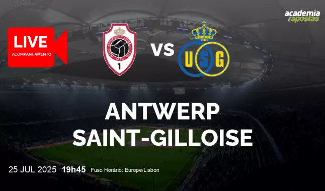 Antwerp Saint-Gilloise livestream | Pro League | 25 July 2025