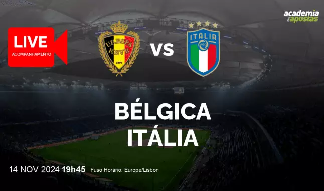 Bélgica Itália livestream | UEFA Nations League | 14 November 2024