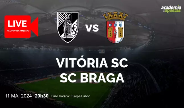 Vitória SC SC Braga livestream | Liga Portugal Betclic | 11 May 2024