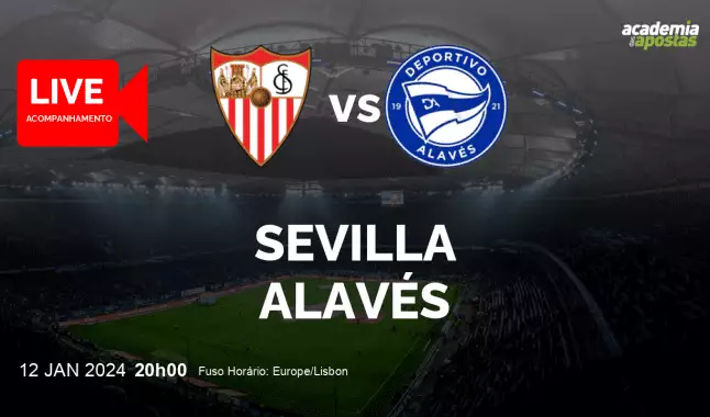 Sevilla Alavés livestream | Primera División | 12 January 2024