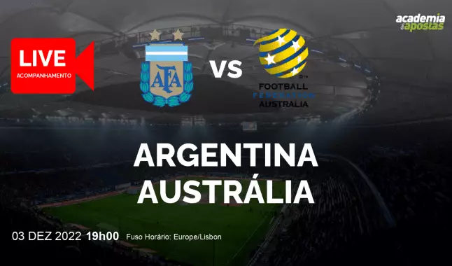 Argentina Austrália livestream | Mundial | 03 December 2022