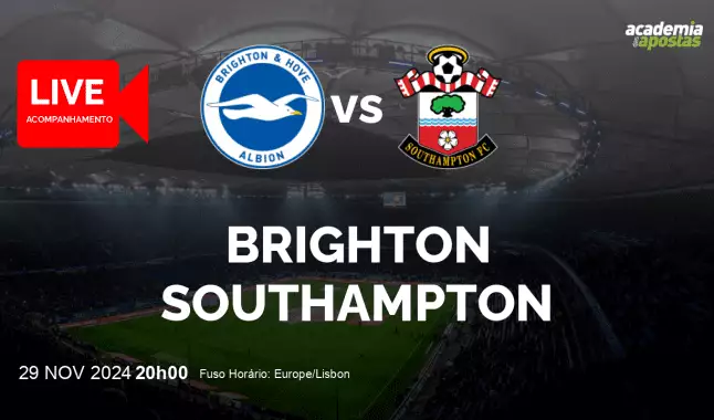 Brighton Southampton livestream | Premier League | 29 November 2024