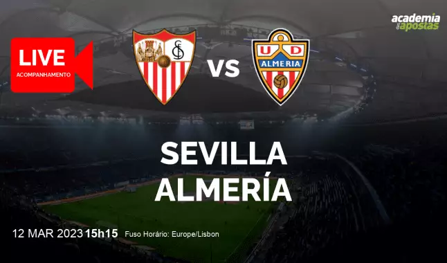 Sevilla Almería livestream | Primera División | 12 March 2023