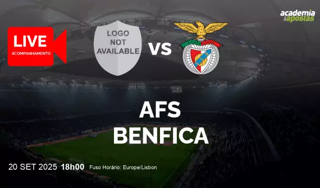AFS Benfica livestream | Liga Portugal Betclic | 20 September 2025