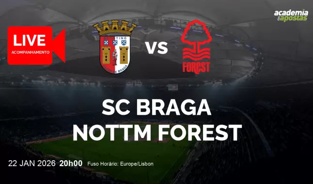 SC Braga Nottm Forest livestream | UEFA Europa League | 22 January 2026