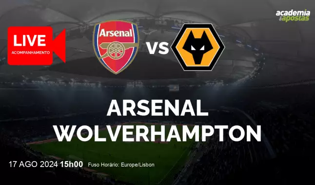Arsenal Wolverhampton livestream | Premier League | 17 August 2024