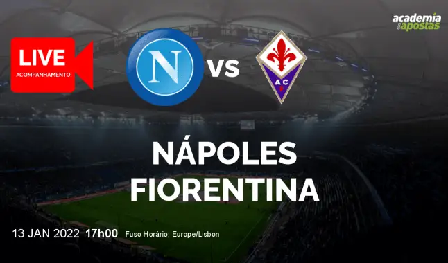 Nápoles Fiorentina livestream | Coppa Italia | 13 January 2022