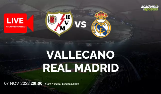 Vallecano Real Madrid livestream | Primera División | 07 November 2022