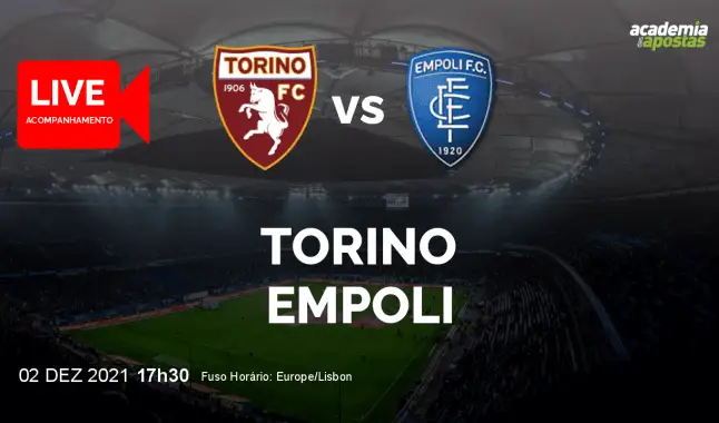 Torino Empoli livestream | Serie A | 02 December 2021